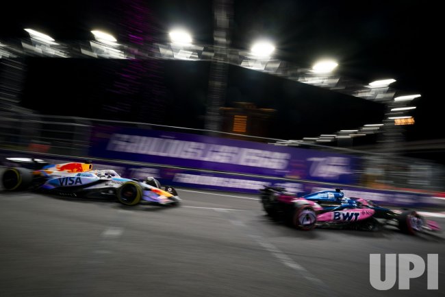Isack Hadjar et Pierre Gasly à Las Vegas 2025