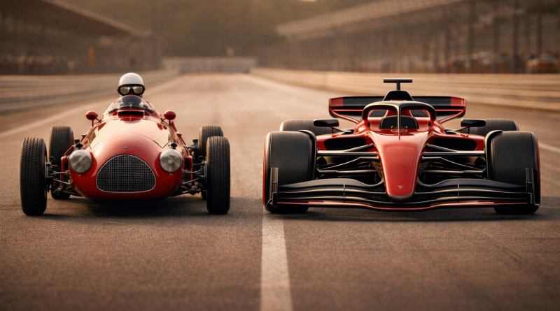 Formule 1 de 1950 et de 2026 côte à côte