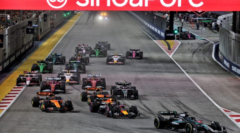 Départ du Grand Prix de Singapour 2025.