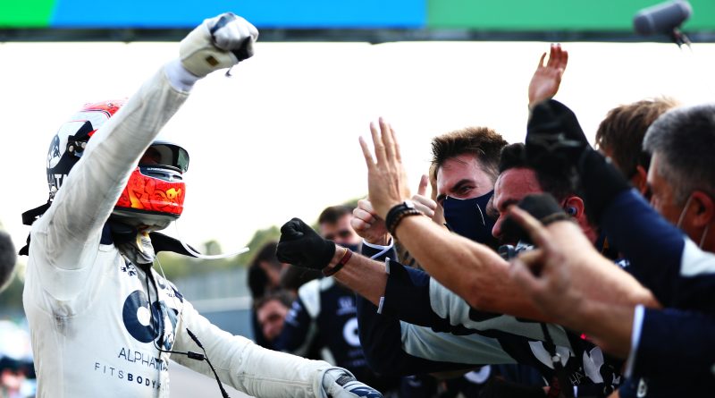 Pierre Gasly victorieux à Monza en 2020