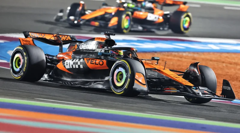 Les deux McLaren, en lice pour le titre 2025