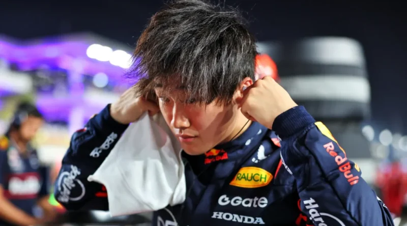 Yuki Tsunoda à quelques minutes du départ à Abu Dhabi