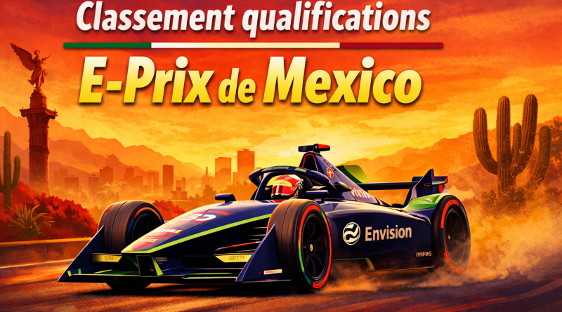 Classement complet de l'E-Prix de Mexico 2026