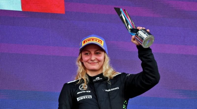 Doriane Pin, victorieuse en F1 Academy en 2025
