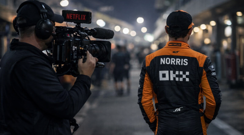 Tournage de Drive to Survive saison 8 dans le paddock de Formule 1