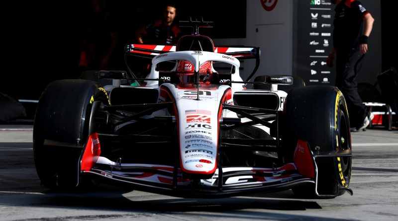 La monoplace d'Esteban Ocon (Haas F1) en 2026 à Bahreïn