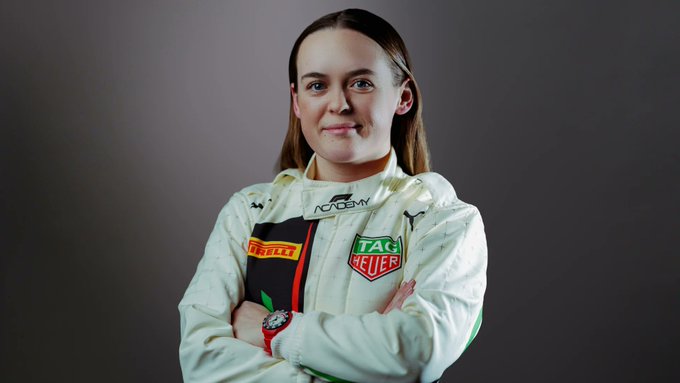 Megan Bruce, jeune pilote de 21 ans disputera la F1 Academy en 2026