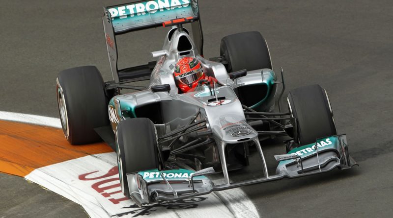 Le retour de Michael Schumacher en 2010