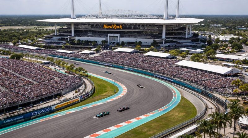 Circuit de Miami pour le GP de Formule 1