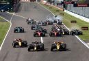 Départ du Grand Prix du Japon de Formule 1 sur le circuit de Suzuka