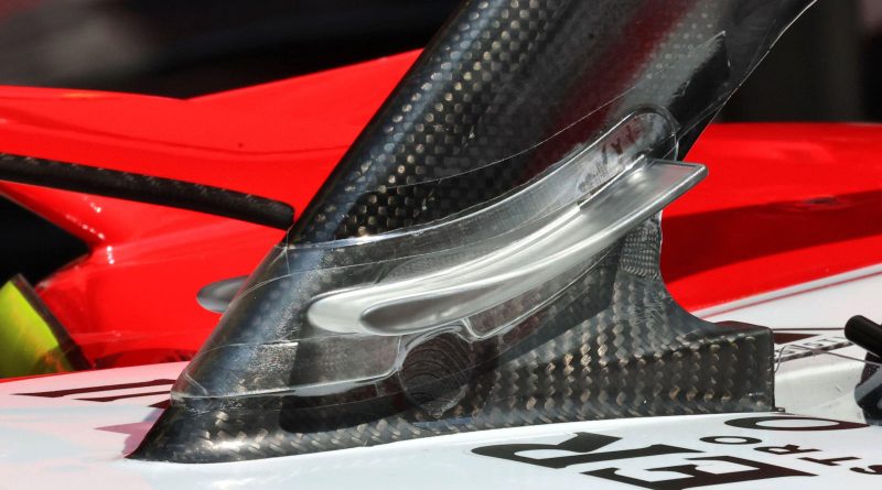 Les ailettes sur le Halo de la Ferrari retirées en Chine