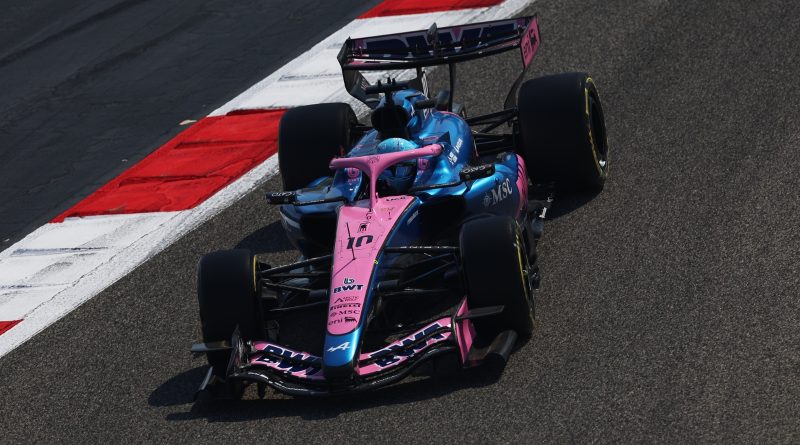 Pierre Gasly au volant de son Alpine, en difficulté à Melbourne