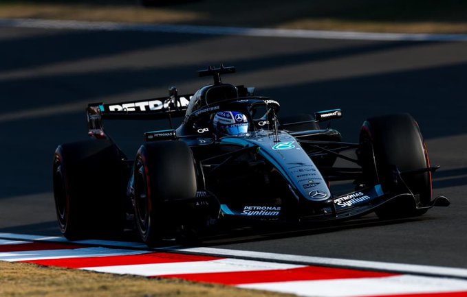 George Russell, meilleur temps des EL1 à Suzuka