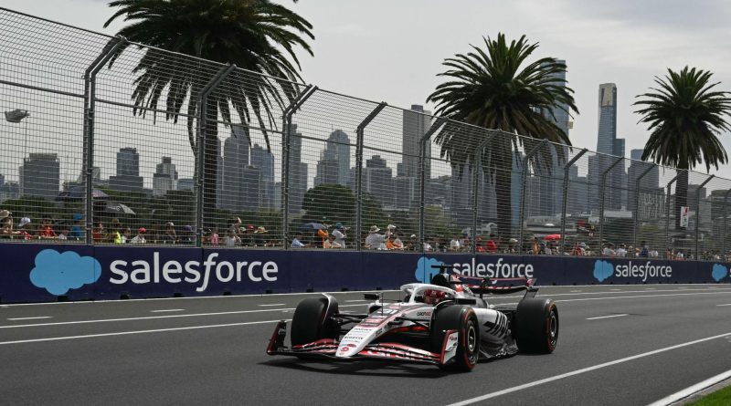 Haas à Melbourne avant la préparation pour Shanghai