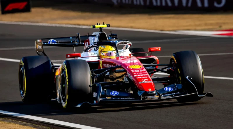 Lewis Hamilton au volant de la Ferrari lors du Grand Prix d’Australie 2026