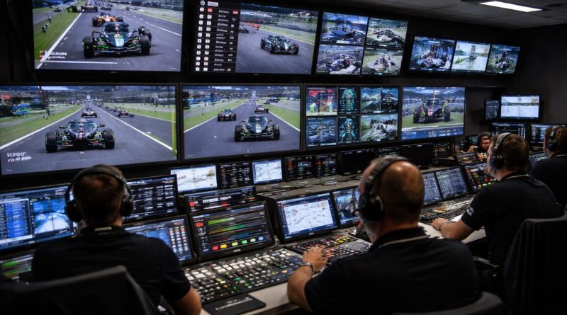 Réalisation TV d’un Grand Prix de F1 avec écrans de diffusion et données en direct sur Canal+ en 2026
