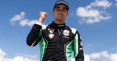 Caio Collet meilleur temps des open test à Indianapolis