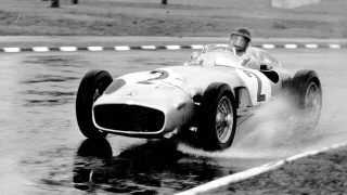 Juan Manuel Fangio au volant d'une Formule 1