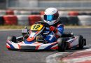 Pilote de karting en action