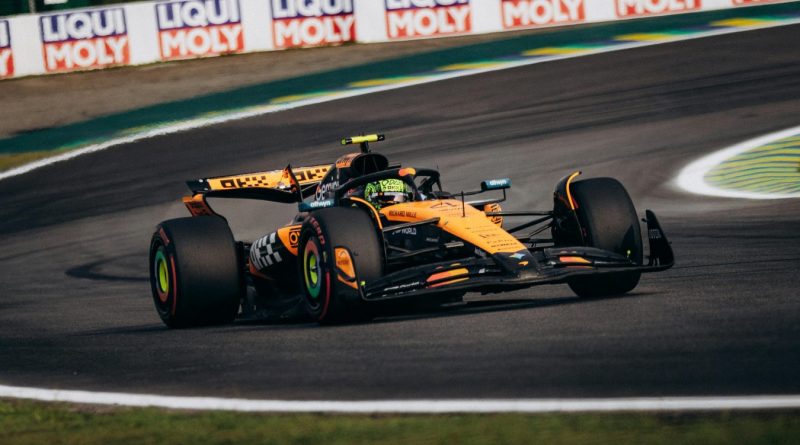 Lando Norris au volant de sa McLaren lors d’un Grand Prix de Formule 1