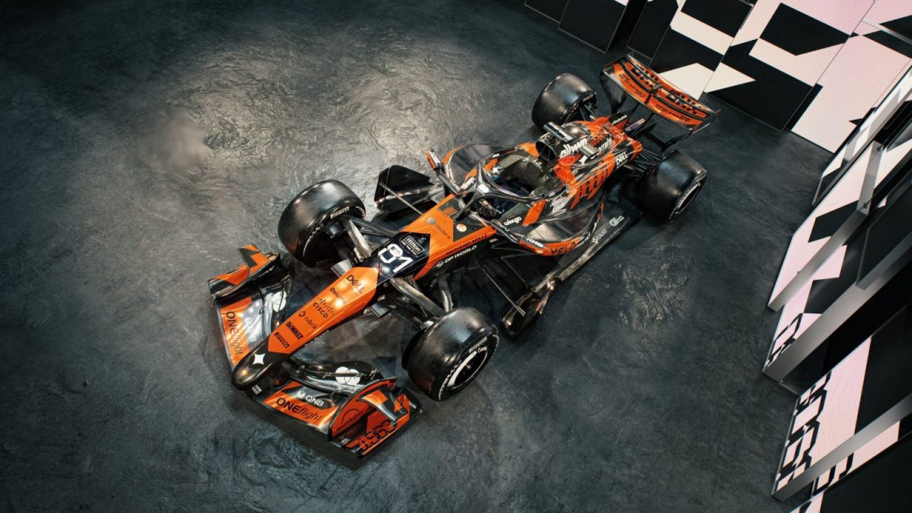 La nouvelle livrée de la McLaren à l'occasion du GP de Monaco 2026